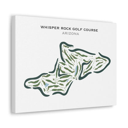 Whisper Rock Golf Course, Arizona - Printed Golf Courses