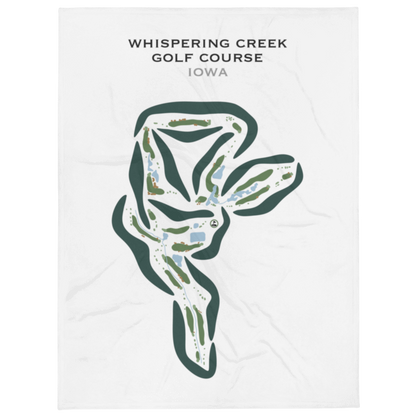 Whispering Creek Golf Course, Iowa - Printed Golf Courses