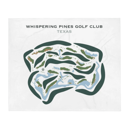 Whispering Pines Golf Club, Texas - Printed Golf Courses