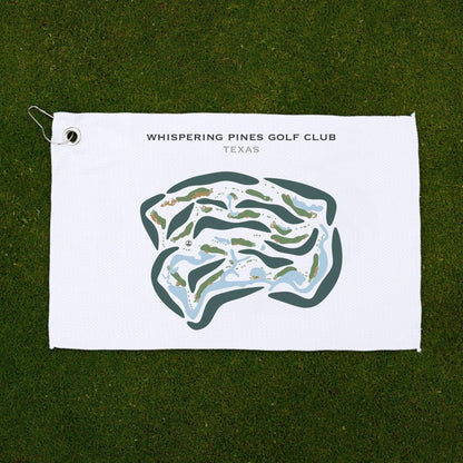 Whispering Pines Golf Club, Texas - Printed Golf Courses
