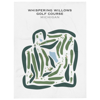 Whispering Willows Golf Course, Michigan - Printed Golf Courses