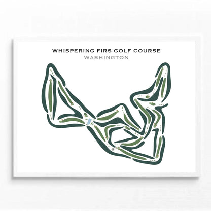 Whispering Firs, Washington - Printed Golf Courses