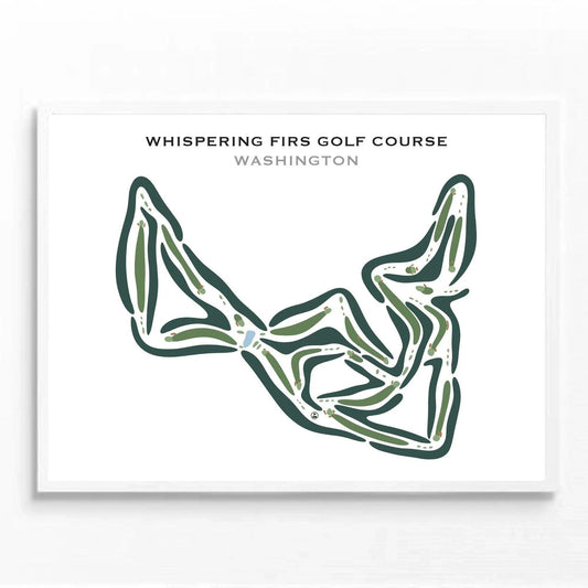 Whispering Firs, Washington - Printed Golf Courses