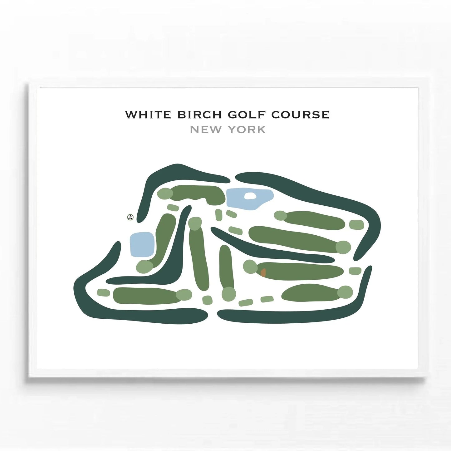 White Birch Golf Course, New York - Printed Golf Courses