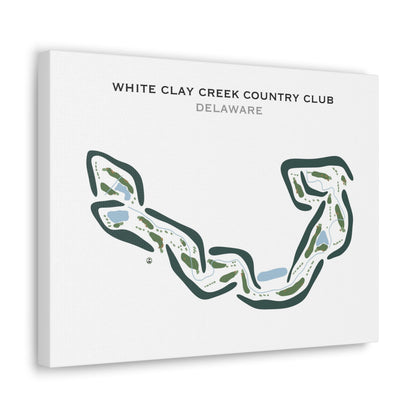 White Clay Creek Country Club, Delaware - Printed Golf Courses