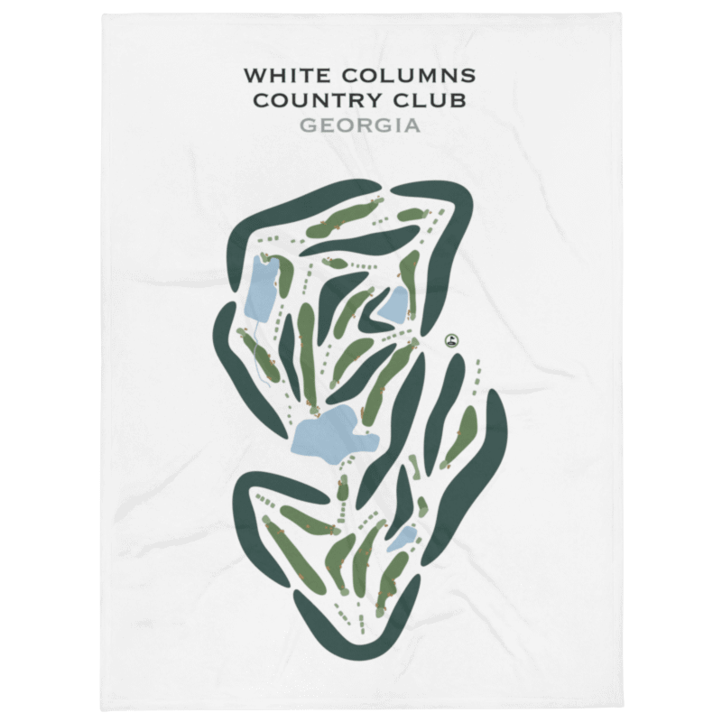 White Columns Country Club, Georgia - Printed Golf Courses