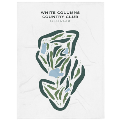 White Columns Country Club, Georgia - Printed Golf Courses