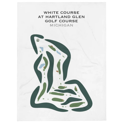 White Course at Hartland Glen Golf Course, Michigan - Printed Golf Courses