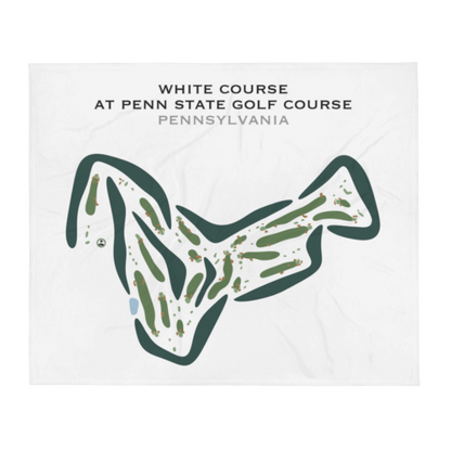 White Course at Penn State Golf Course, Pennsylvania - Printed Golf Courses
