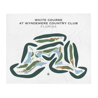 White Course at Wyndemere Country Club, Florida - Printed Golf Courses