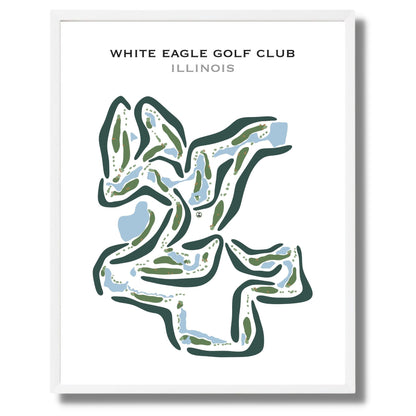 White Eagle Golf Club, Illinois - Printed Golf Courses
