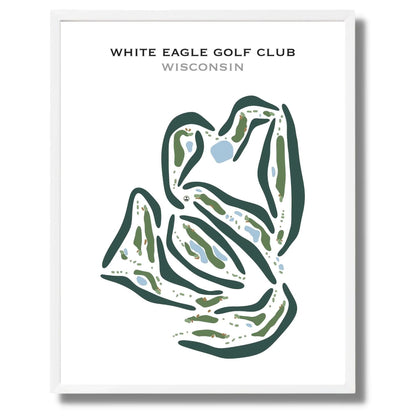 White Eagle Golf Club, Wisconsin - Printed Golf Courses