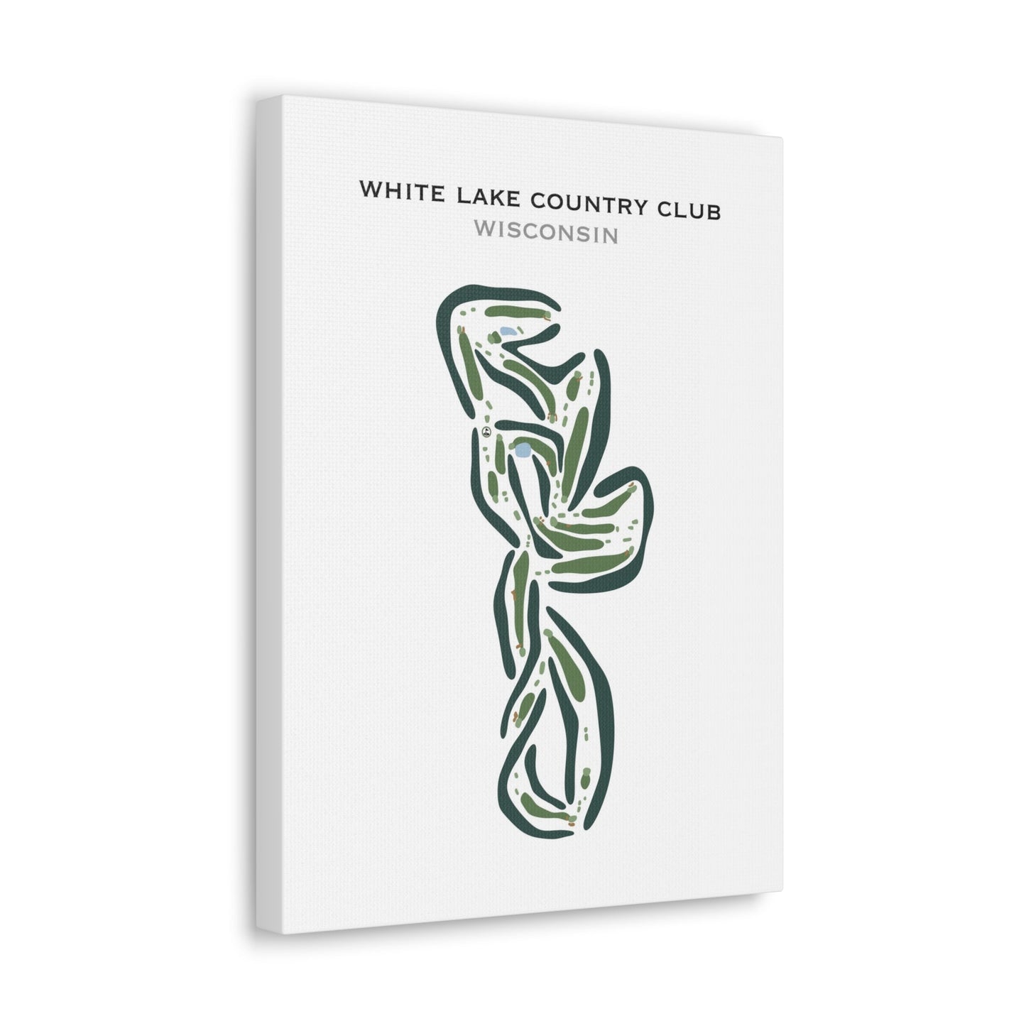 White Lake Golf Course, Wisconsin - Printed Golf Courses