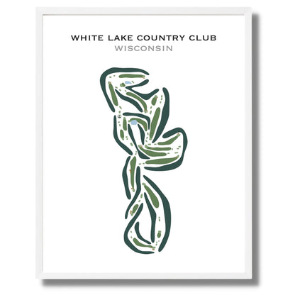 White Lake Golf Course, Wisconsin - Printed Golf Courses