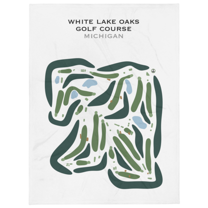 White Lake Oaks Golf Course, Michigan - Printed Golf Courses