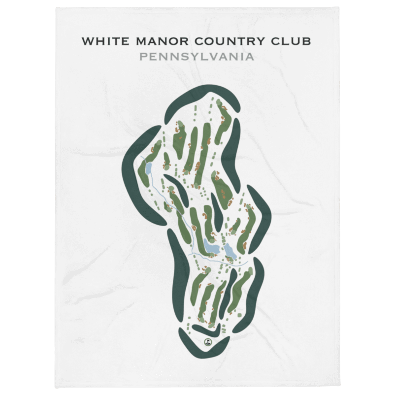 White Manor Country Club, Pennsylvania - Printed Golf Course