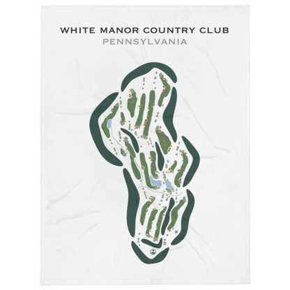 White Manor Country Club, Pennsylvania - Printed Golf Course