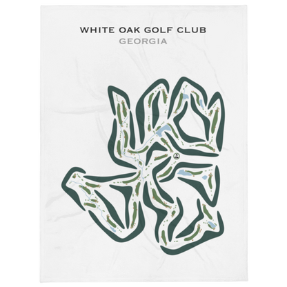 White Oak Golf Club, Georgia - Printed Golf Courses