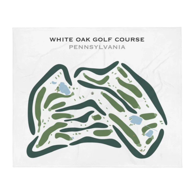 White Oak Golf Course, Pennsylvania - Printed Golf Courses