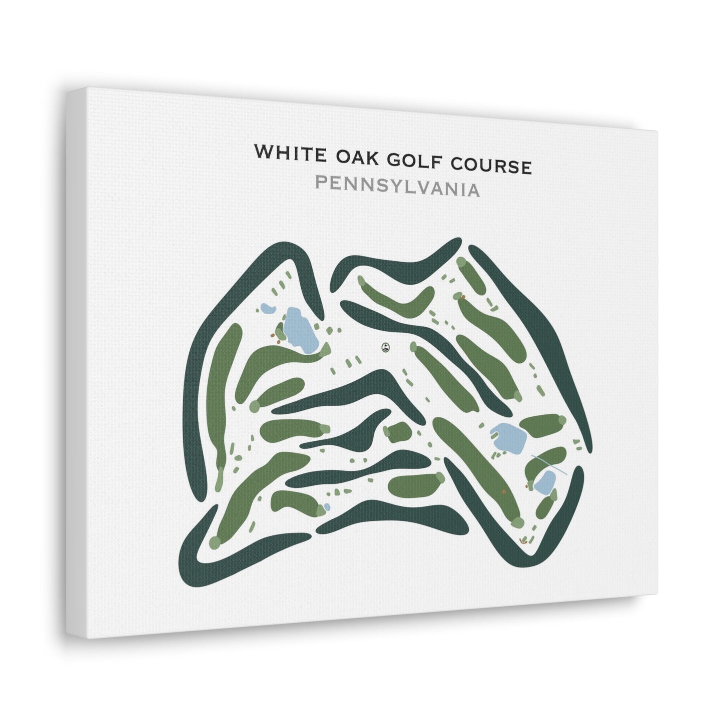 White Oak Golf Course, Pennsylvania - Printed Golf Courses