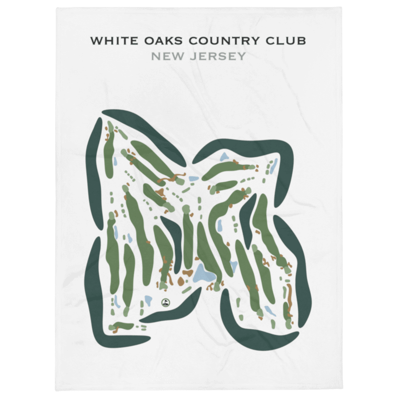 White Oaks Country Club, New Jersey - Printed Golf Courses