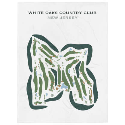 White Oaks Country Club, New Jersey - Printed Golf Courses
