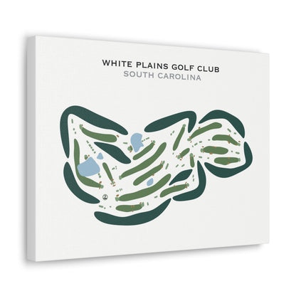 White Plains Golf Club, South Carolina - Printed Golf Courses