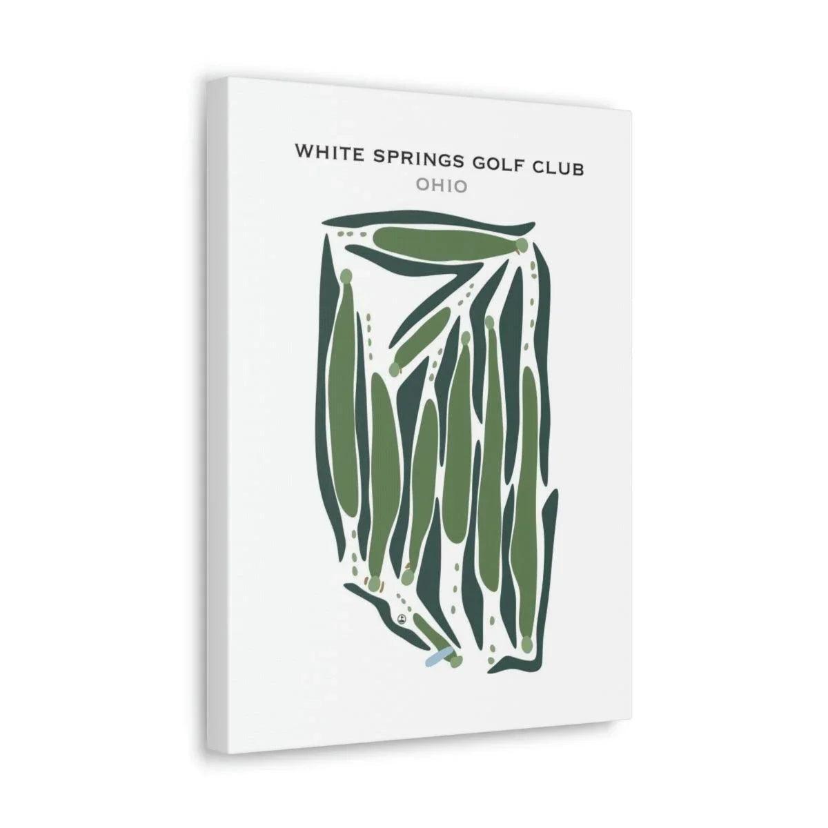 White Springs Golf Club, Ohio - Printed Golf Courses