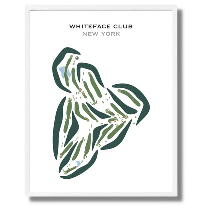 Whiteface Club, New York - Printed Golf Course