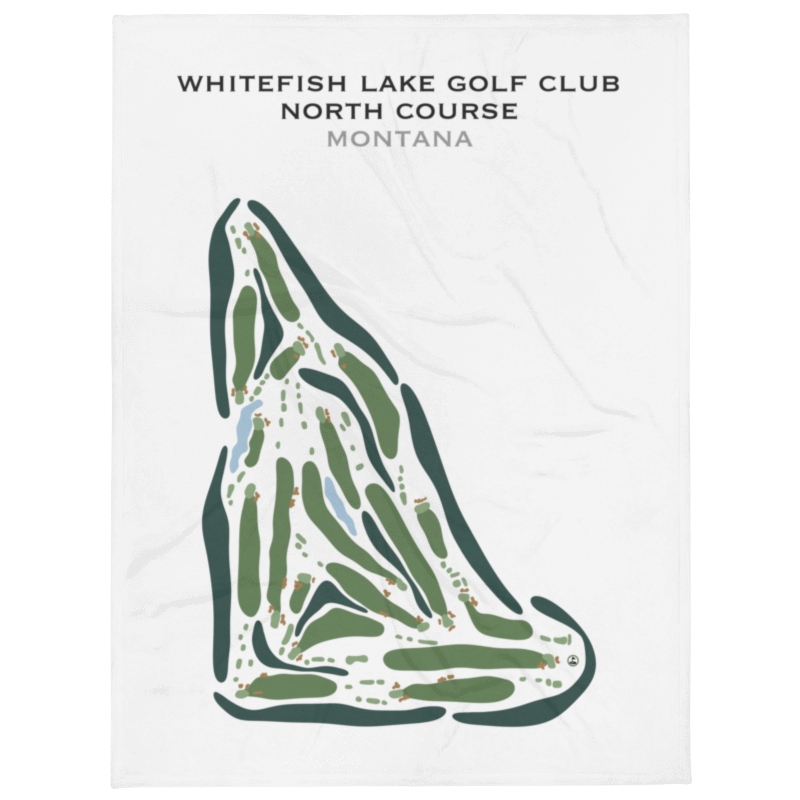 Whitefish Lake Golf Club-North course, Montana - Printed Golf Courses