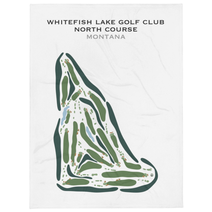 Whitefish Lake Golf Club-North course, Montana - Printed Golf Courses