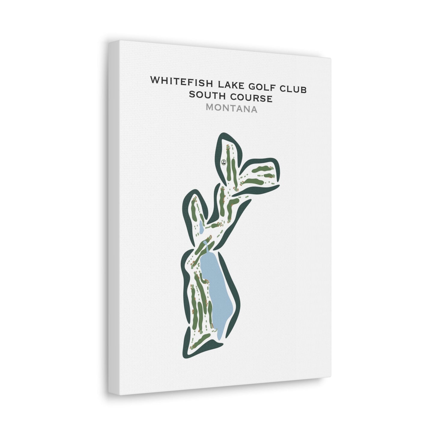 Whitefish Lake Golf Club - South Course, Montana - Printed Golf Courses