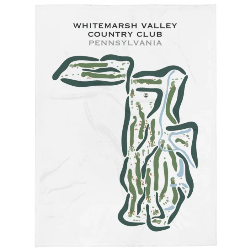 Whitemarsh Valley Country Club, Pennsylvania - Printed Golf Courses