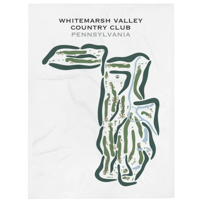 Whitemarsh Valley Country Club, Pennsylvania - Printed Golf Courses