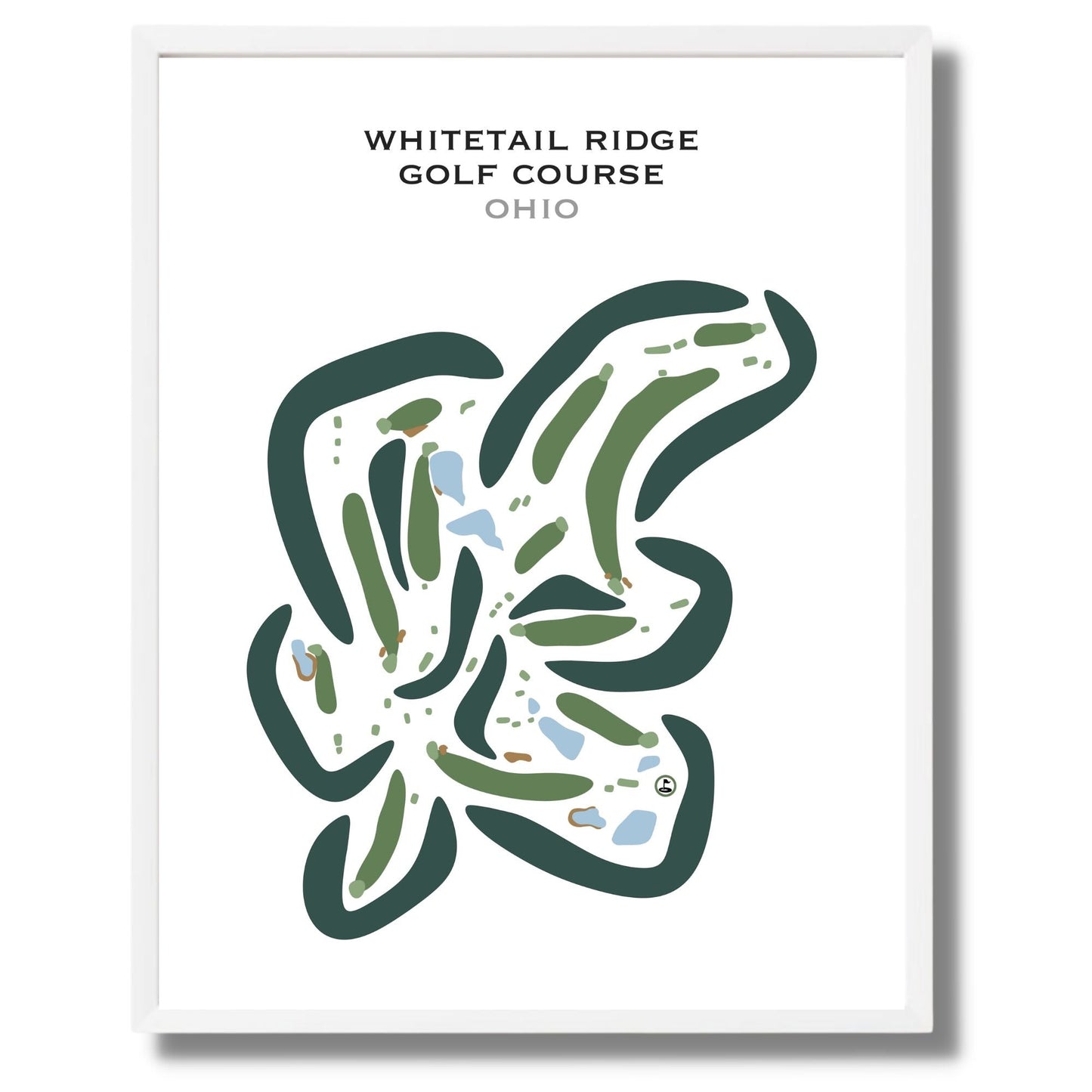 Whitetail Ridge Golf Course, Ohio - Printed Golf Courses