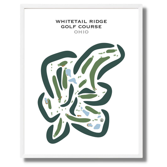 Whitetail Ridge Golf Course, Ohio - Printed Golf Courses