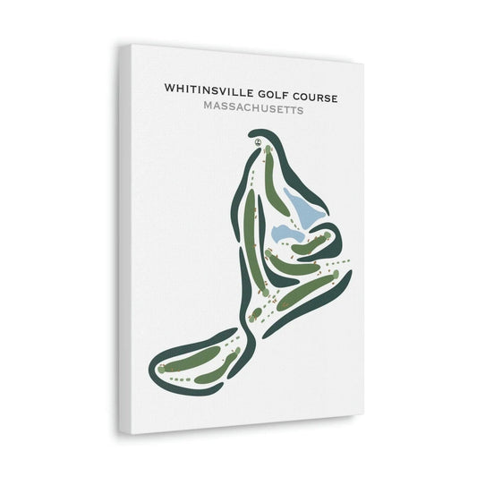 Whitinsville Golf Club, Massachusetts - Printed Golf Courses