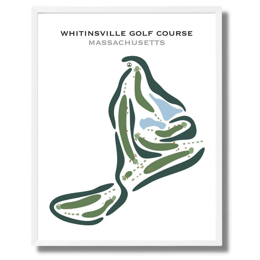 Whitinsville Golf Club, Massachusetts - Printed Golf Courses
