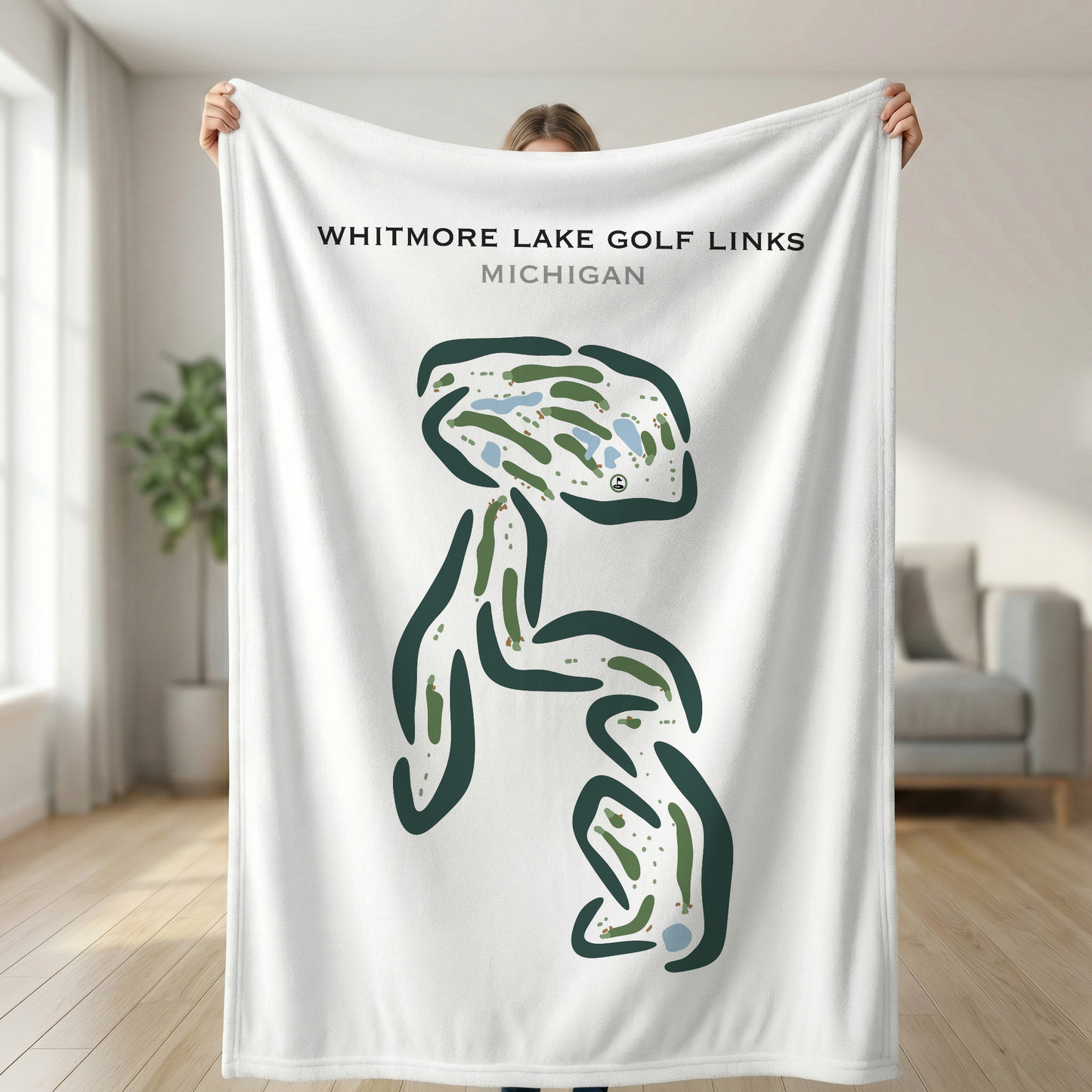 Whitmore Lake Golf Links, Michigan - Printed Golf Courses