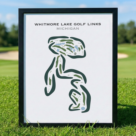 Whitmore Lake Golf Links, Michigan - Printed Golf Courses
