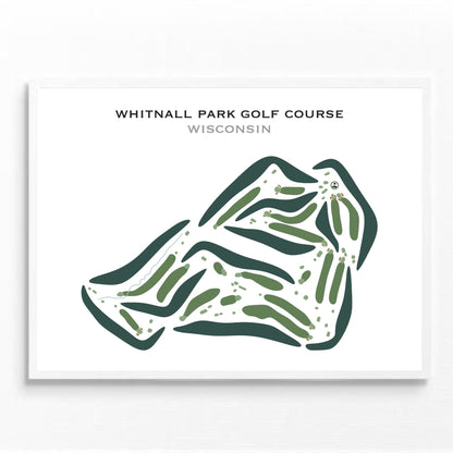 Whitnall Park Golf Course, Wisconsin - Printed Golf Courses