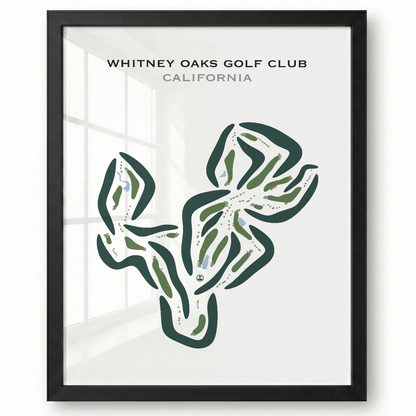 Whitney Oaks Golf Club, California - Printed Golf Courses