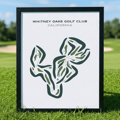 Whitney Oaks Golf Club, California - Printed Golf Courses