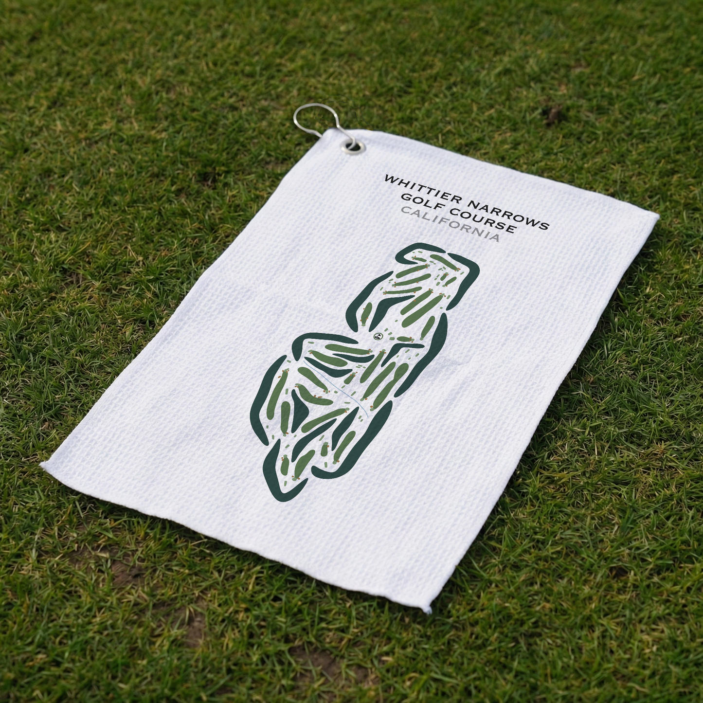 Whittier Narrows Golf Course, California - Printed Golf Courses