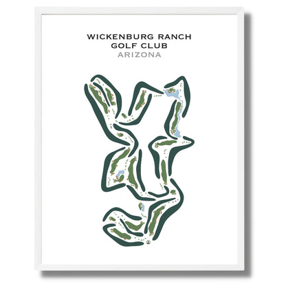 Wickenburg Ranch Golf Club, Arizona - Printed Golf Courses