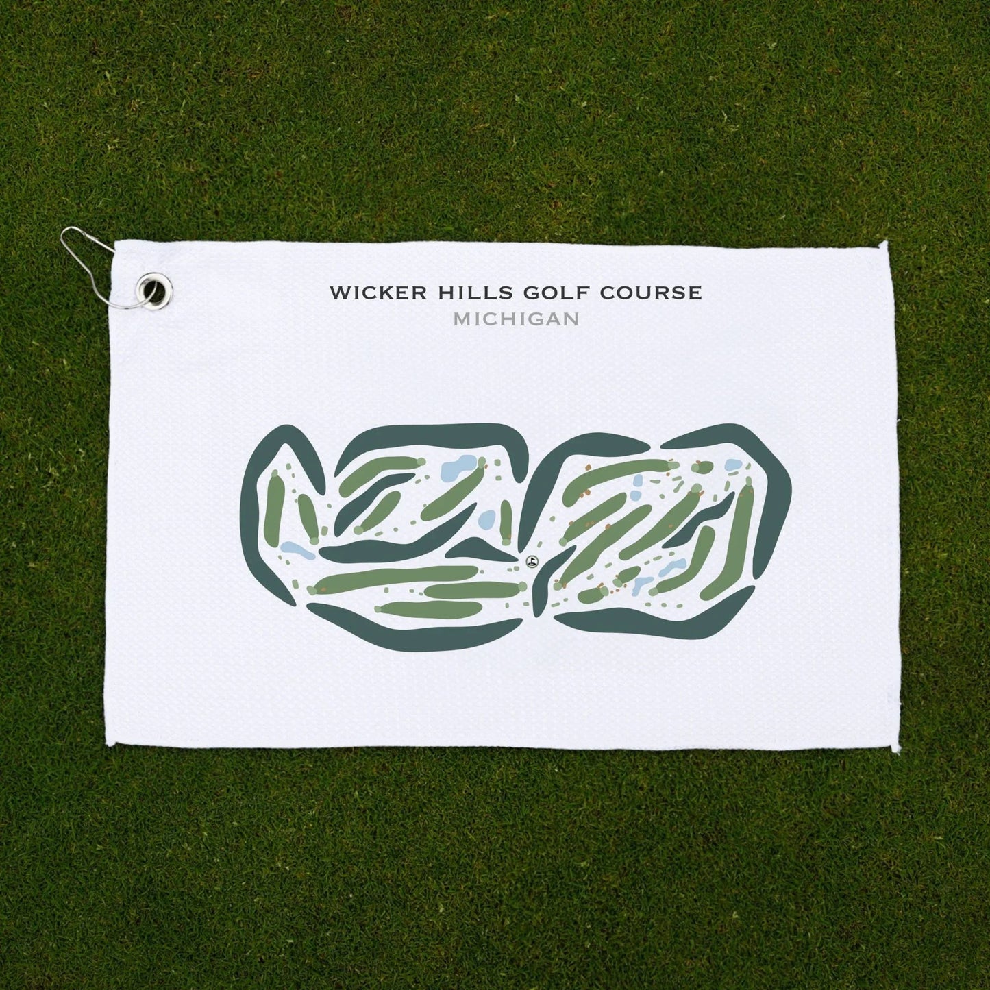 Wicker Hills Golf Course, Michigan - Printed Golf Courses