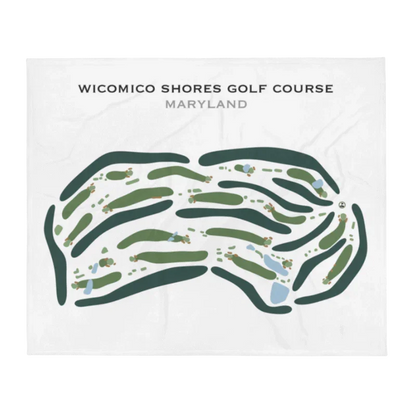 Wicomico Shores Golf Course, Maryland - Printed Golf Courses