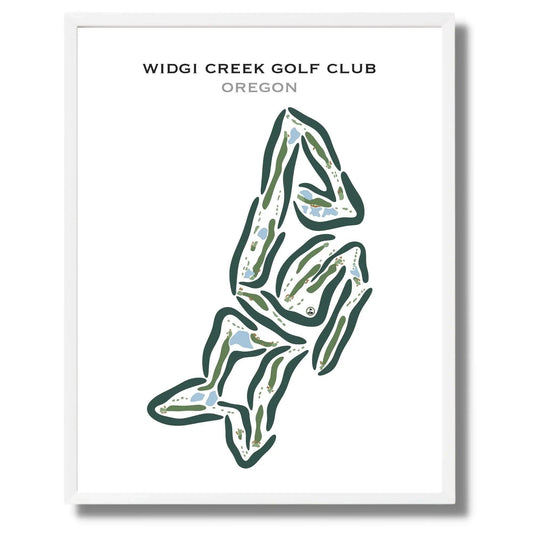 Widgi Creek Golf Club, Oregon - Printed Golf Courses
