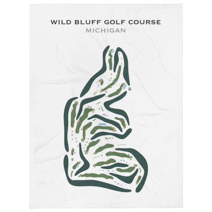 Wild Bluff Golf Course, Michigan - Printed Golf Courses