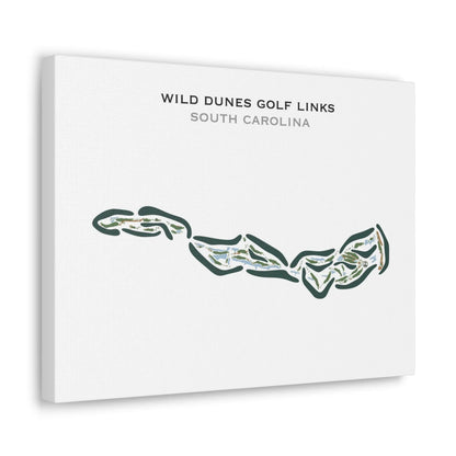 Wild Dunes Golf Links, South Carolina - Printed Golf Courses